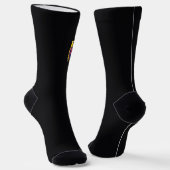 Bright Socks Dark Carbon With Logo Sokken (Gebogen)