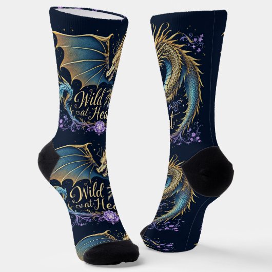 Bright Socks Dragon Wild At Heart 0044081 Sokken (Gebogen)