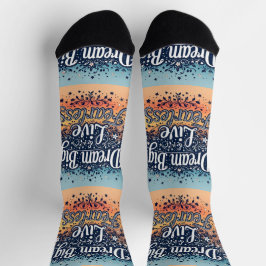 Bright Socks Dream Big & Live Fearless 0044007 Sokken