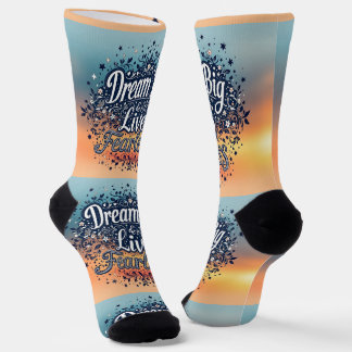 Bright Socks Dream Big & Live Fearless 0044007 Sokken