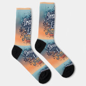 Bright Socks Dream Big & Live Fearless 0044007 Sokken (Rechts)