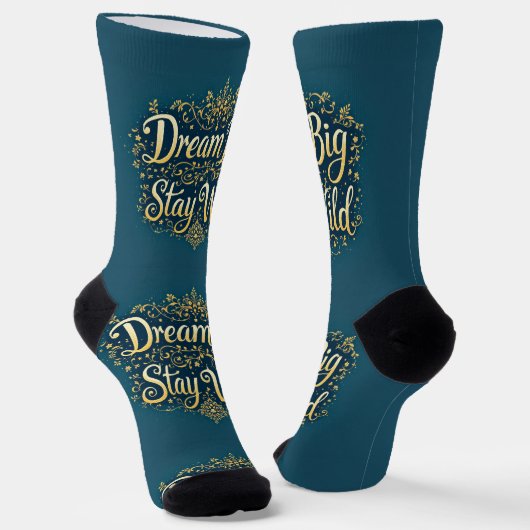 Bright Socks Dream Big Stay Wild 0044006 Sokken (Gebogen)