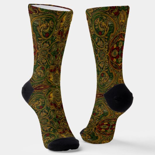Bright Socks Elaborate Seamless Patterns 0039279 Sokken (Gebogen)