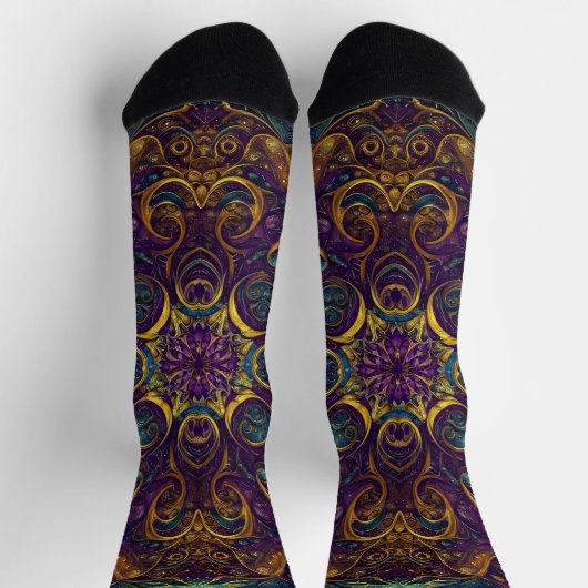 Bright Socks Elaborate Seamless Patterns 0039283 Sokken (Top)