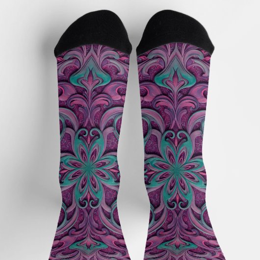 Bright Socks Elaborate Seamless Patterns 0039297 Sokken (Top)