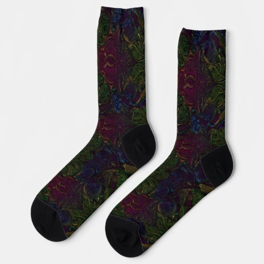 Bright Socks Elaborate Seamless Patterns 0039303 Sokken (Links)