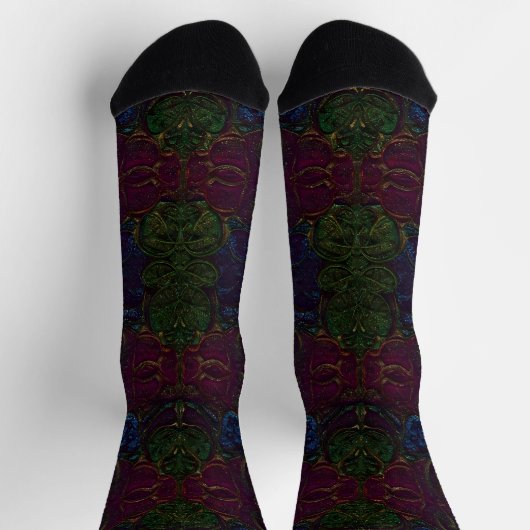 Bright Socks Elaborate Seamless Patterns 0039303 Sokken (Top)