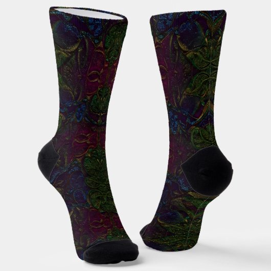 Bright Socks Elaborate Seamless Patterns 0039303 Sokken (Gebogen)