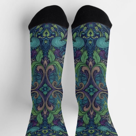 Bright Socks Elaborate Seamless Patterns 0039307 Sokken (Top)