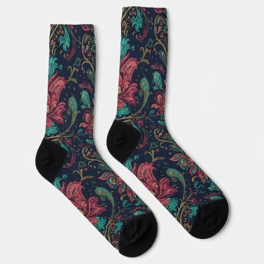 Bright Socks Elaborate Seamless Patterns 0039314 Sokken (Rechts)