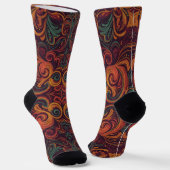 Bright Socks Elaborate Seamless Patterns 0039327 Sokken (Gebogen)