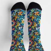 Bright Socks Elaborate Seamless Patterns 0039344 Sokken (Top)