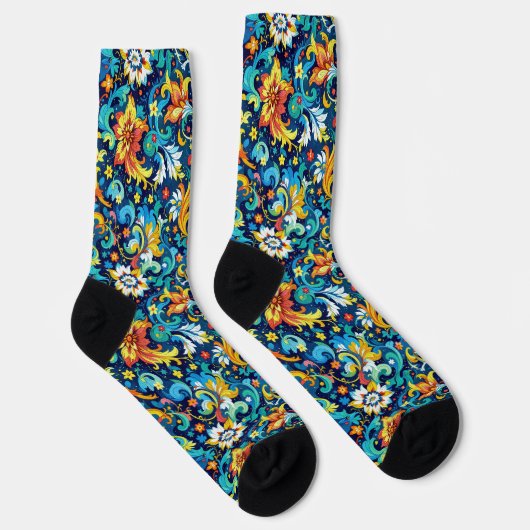 Bright Socks Elaborate Seamless Patterns 0039344 Sokken (Rechts)