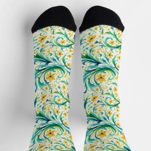 Bright Socks Elaborate Seamless Patterns 0039348 Sokken (Top)