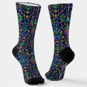 Bright Socks Elaborate Seamless Patterns 0039349 Sokken (Gebogen)