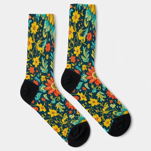 Bright Socks Elaborate Seamless Patterns 0039352 Sokken (Rechts)