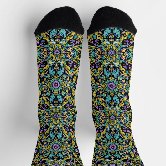 Bright Socks Elaborate Seamless Patterns 0039354 Sokken (Top)