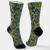 Bright Socks Elaborate Seamless Patterns 0039354 Sokken (Gebogen)