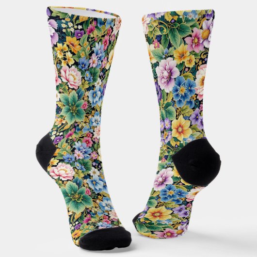 Bright Socks Elaborate Seamless Patterns 0039356 Sokken (Gebogen)