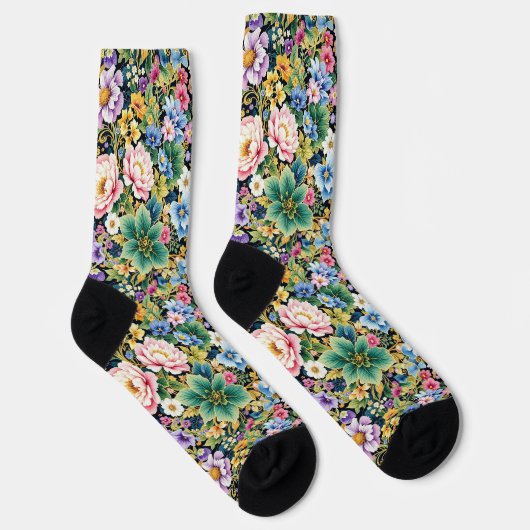 Bright Socks Elaborate Seamless Patterns 0039356 Sokken (Rechts)