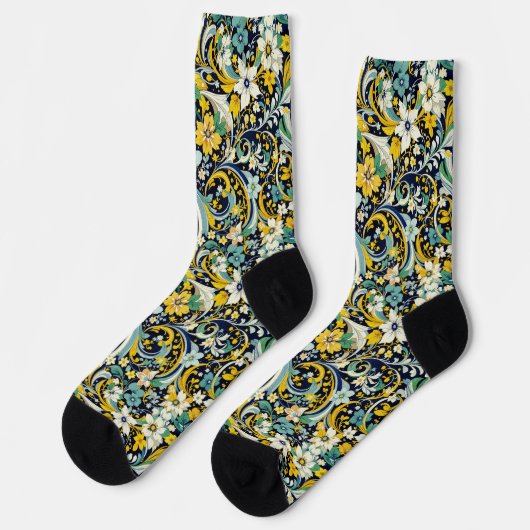 Bright Socks Elaborate Seamless Patterns 0039357 Sokken (Links)