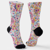 Bright Socks Elaborate Seamless Patterns 0039362 Sokken (Gebogen)