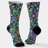 Bright Socks Elaborate Seamless Patterns 0039363 Sokken (Gebogen)