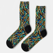 Bright Socks Elaborate Seamless Patterns 0039364 Sokken (Links)