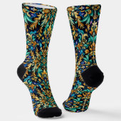 Bright Socks Elaborate Seamless Patterns 0039364 Sokken (Gebogen)