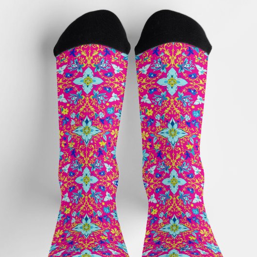 Bright Socks Elaborate Seamless Patterns 0039365 Sokken (Top)