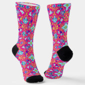 Bright Socks Elaborate Seamless Patterns 0039365 Sokken (Gebogen)