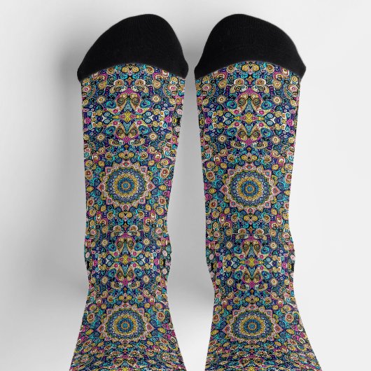 Bright Socks Elaborate Seamless Patterns 0039366 Sokken (Top)