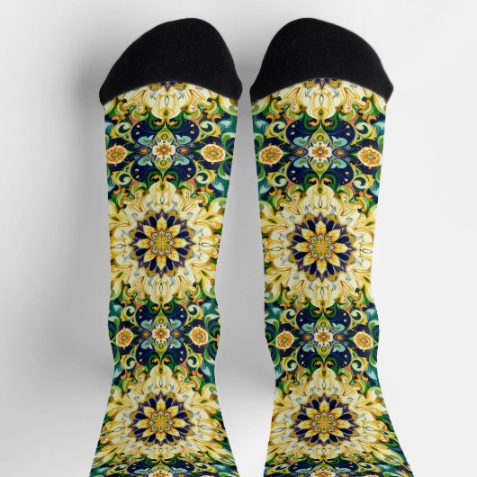 Bright Socks Elaborate Seamless Patterns 0039367 Sokken (Top)