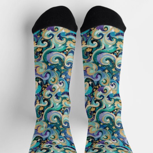 Bright Socks Elaborate Seamless Patterns 0039368 Sokken (Top)