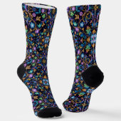 Bright Socks Elaborate Seamless Patterns 0039369 Sokken (Gebogen)
