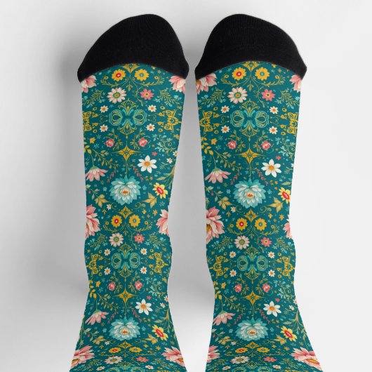 Bright Socks Elaborate Seamless Patterns 0039370 Sokken (Top)