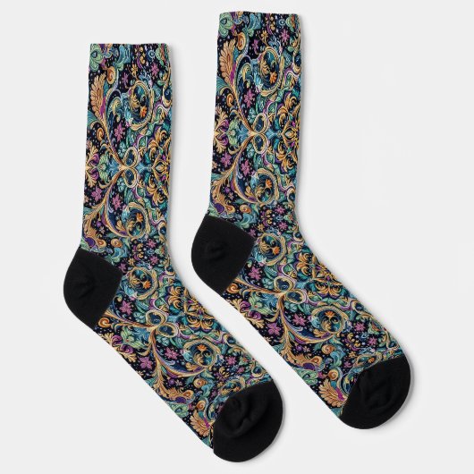 Bright Socks Elaborate Seamless Patterns 0039374 Sokken (Rechts)
