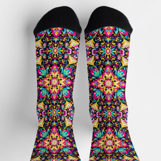 Bright Socks Elaborate Seamless Patterns 0039375 Sokken (Top)