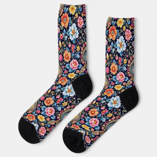 Bright Socks Elaborate Seamless Patterns 0039376 Sokken (Links)
