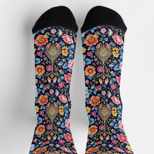 Bright Socks Elaborate Seamless Patterns 0039376 Sokken (Top)