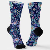 Bright Socks Elaborate Seamless Patterns 0039378 Sokken (Gebogen)
