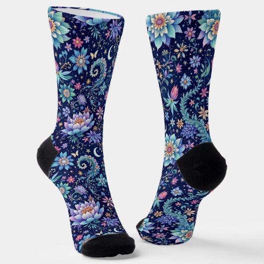 Bright Socks Elaborate Seamless Patterns 0039378 Sokken (Gebogen)