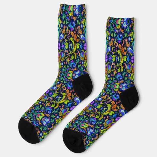 Bright Socks Elaborate Seamless Patterns 0039381 Sokken (Links)