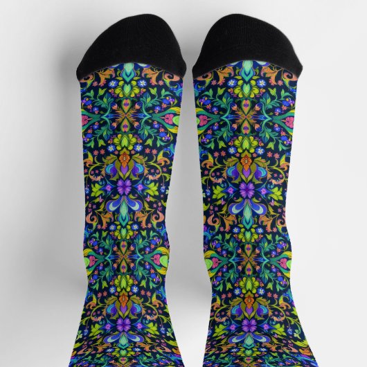 Bright Socks Elaborate Seamless Patterns 0039381 Sokken (Top)