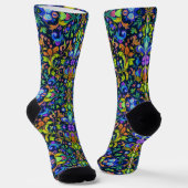 Bright Socks Elaborate Seamless Patterns 0039381 Sokken (Gebogen)