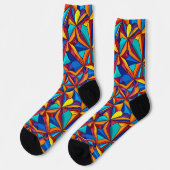 Bright Socks Elaborate Seamless Patterns 0039385 Sokken (Links)