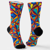 Bright Socks Elaborate Seamless Patterns 0039385 Sokken (Gebogen)