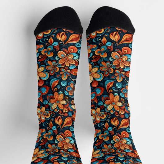 Bright Socks Elaborate Seamless Patterns 0039386 Sokken (Top)