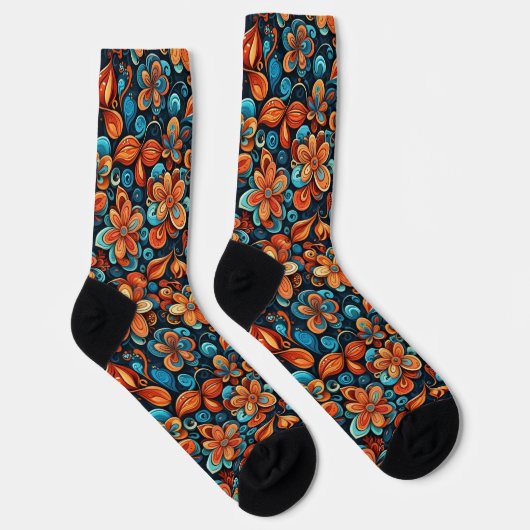 Bright Socks Elaborate Seamless Patterns 0039386 Sokken (Rechts)