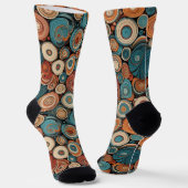 Bright Socks Elaborate Seamless Patterns 0039387 Sokken (Gebogen)